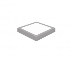 Downlight panel Cuadrado LED Superficie Plata 6W